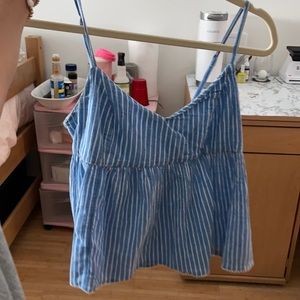 Top with tie open back